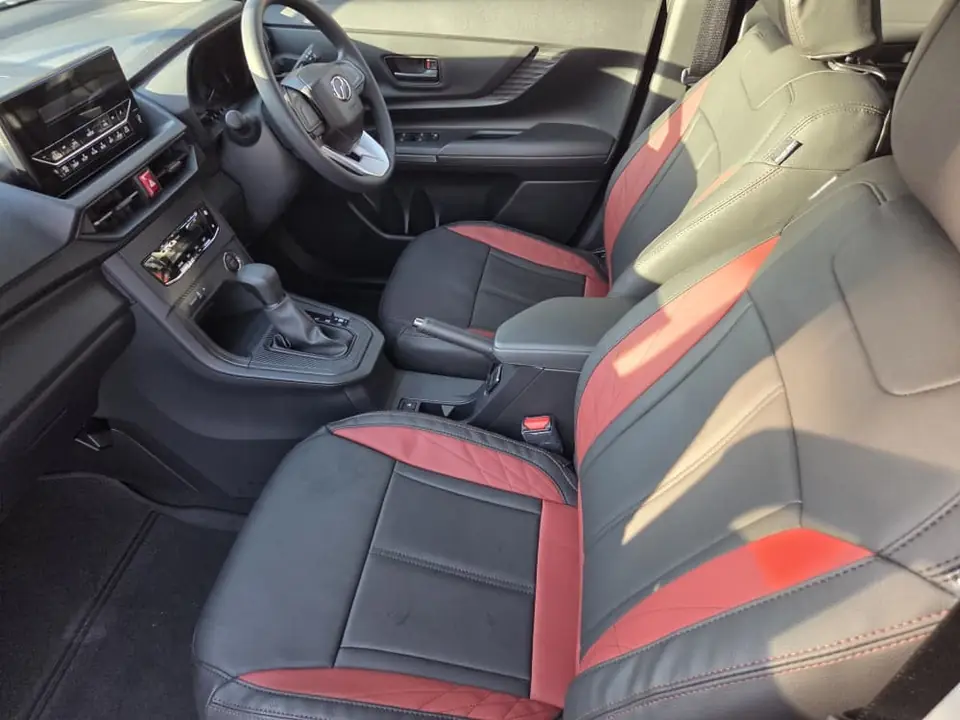 Front seats and dashboard of the Perodua Alza (New)