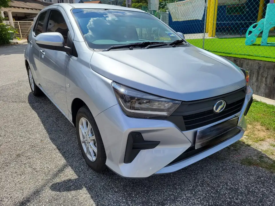 Silver Perodua Axia (New) from the SMA Car Rental fleet in Kuantan
