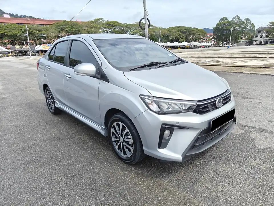 Silver Perodua Bezza sedan from the SMA Car Rental fleet in Kuantan