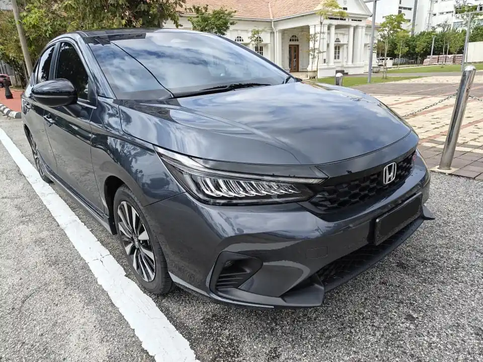 Grey Honda City sedan from the SMA Car Rental fleet in Kuantan